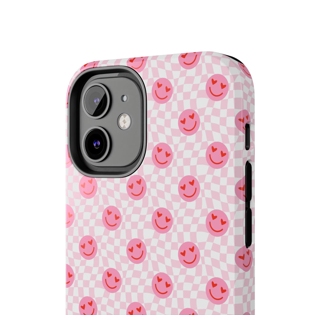 Pink Smiley Phone Case