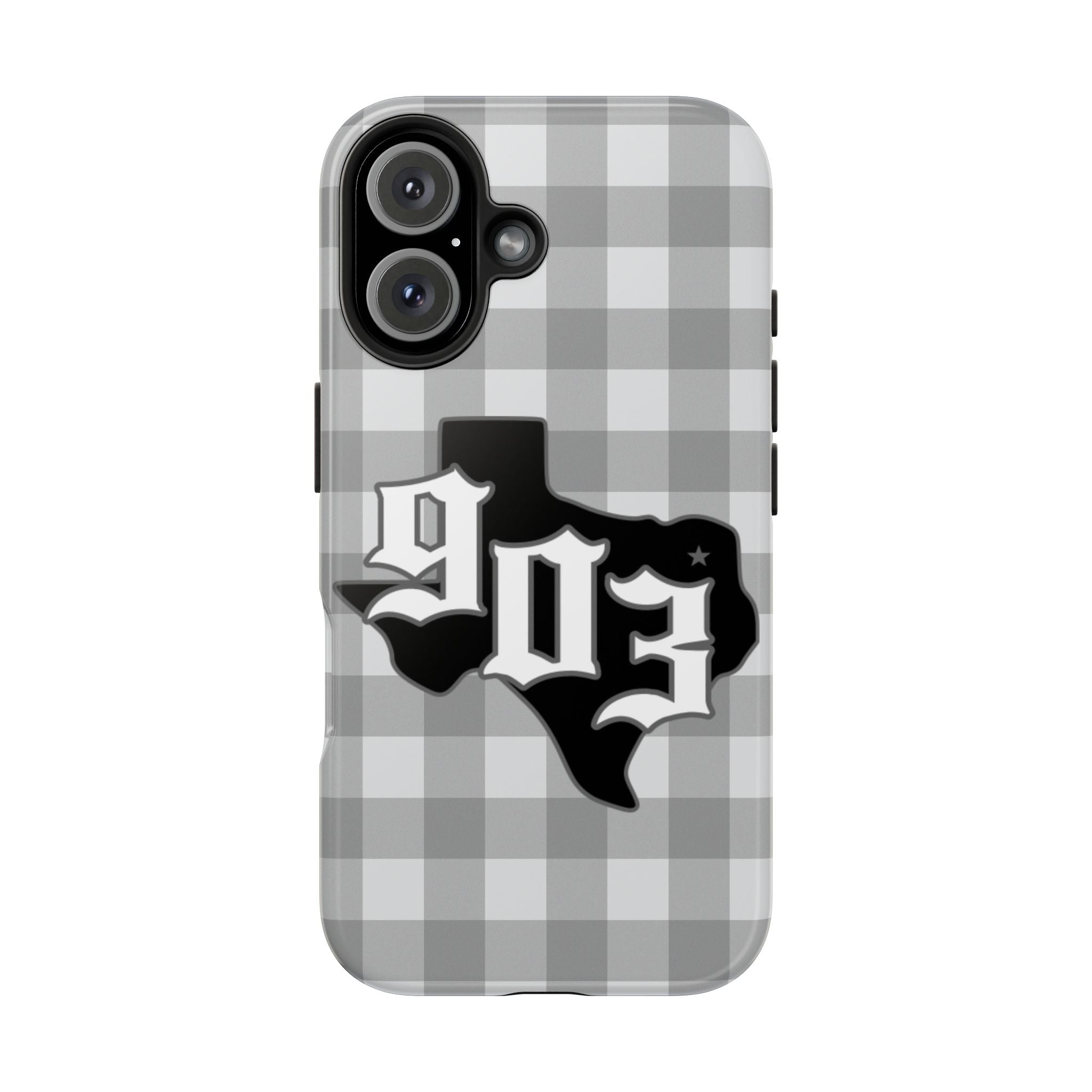 903- Gray Checkered