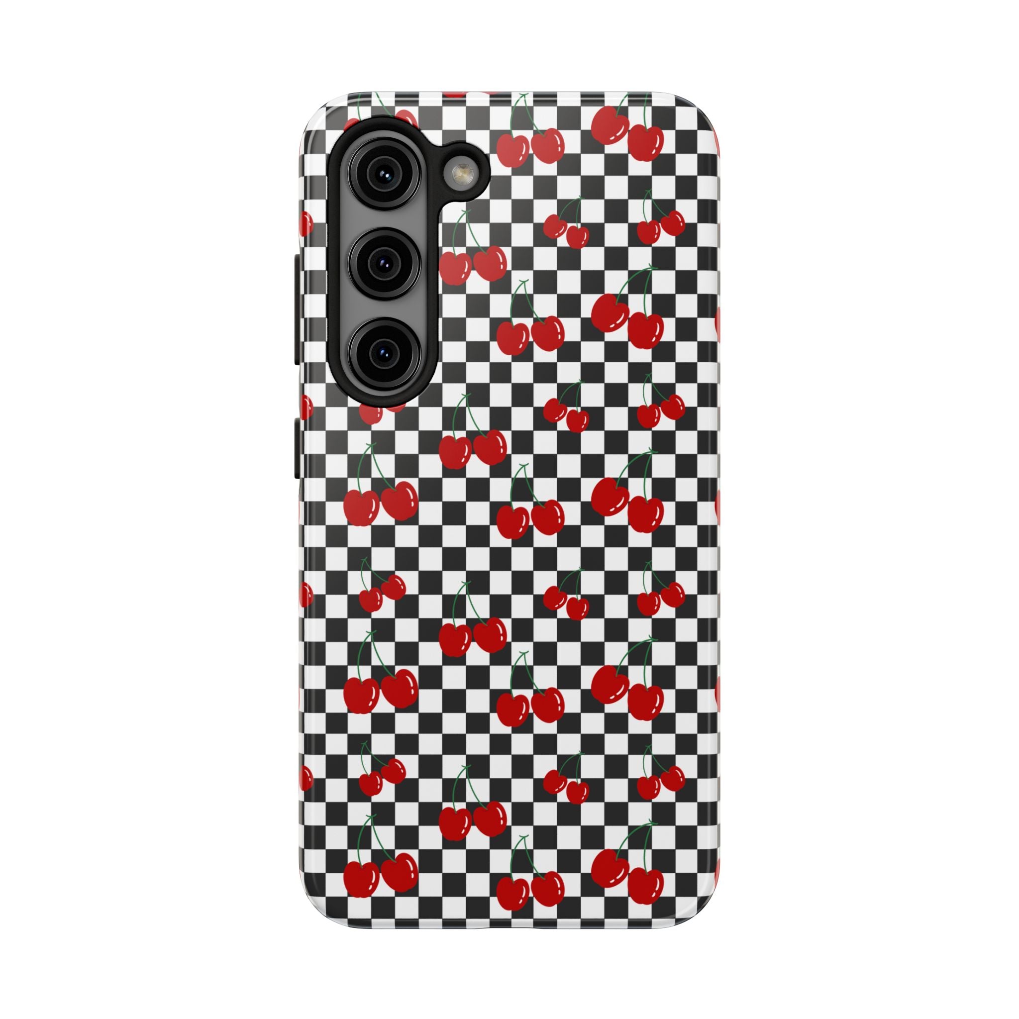 Black and White Checkered Cherries
