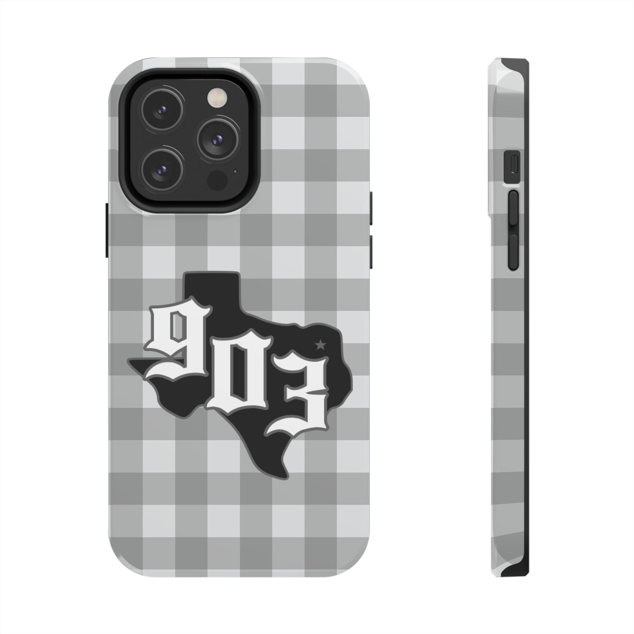 903- Gray Checkered