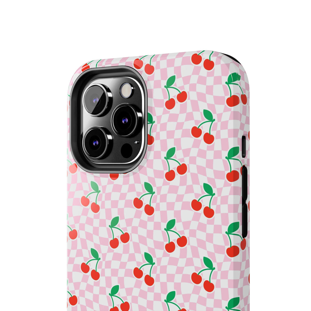 Pink Checkered Cherries