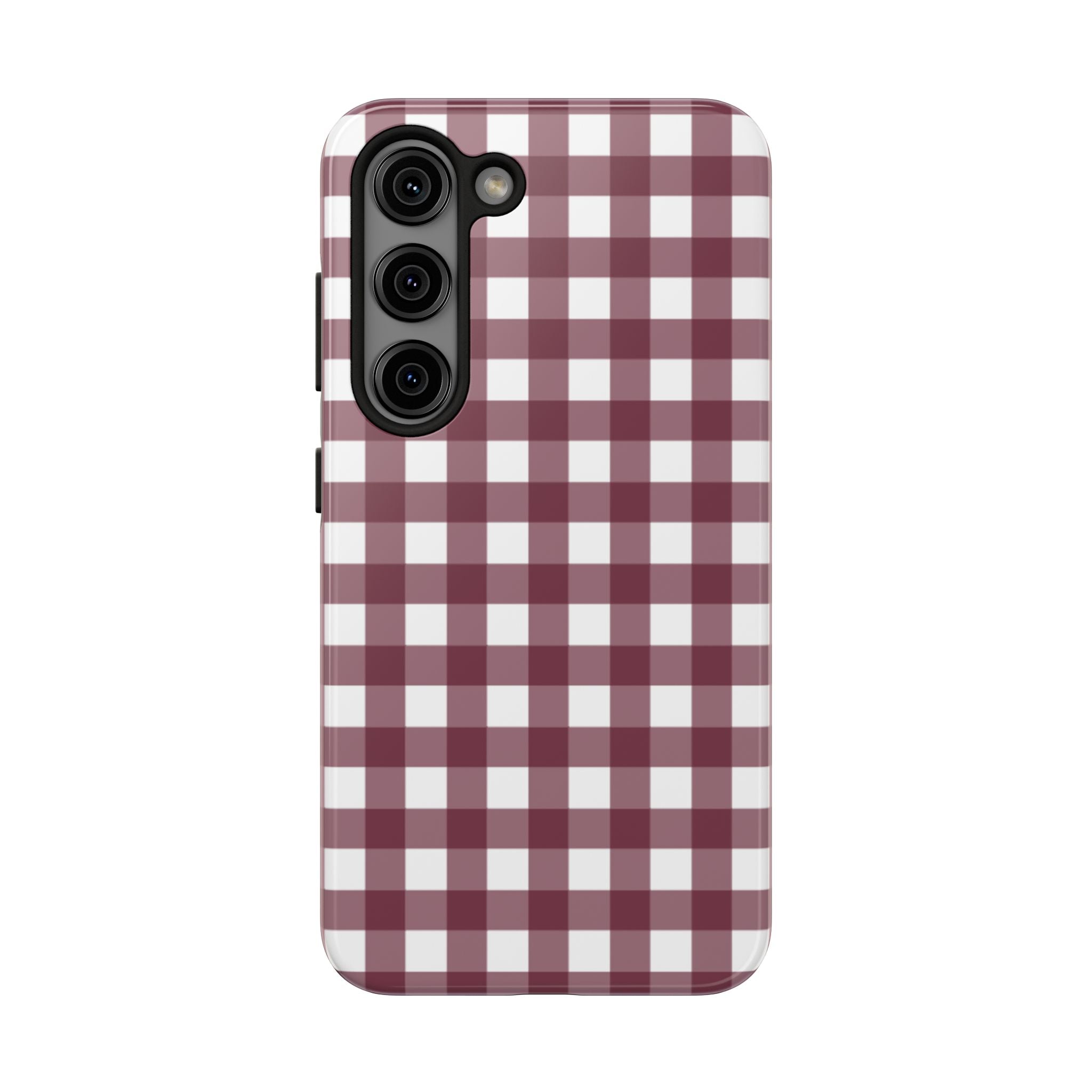 Gingham - Maroon