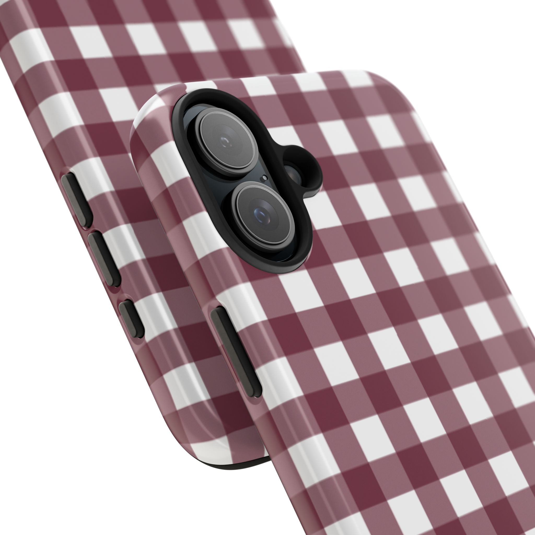 Gingham - Maroon