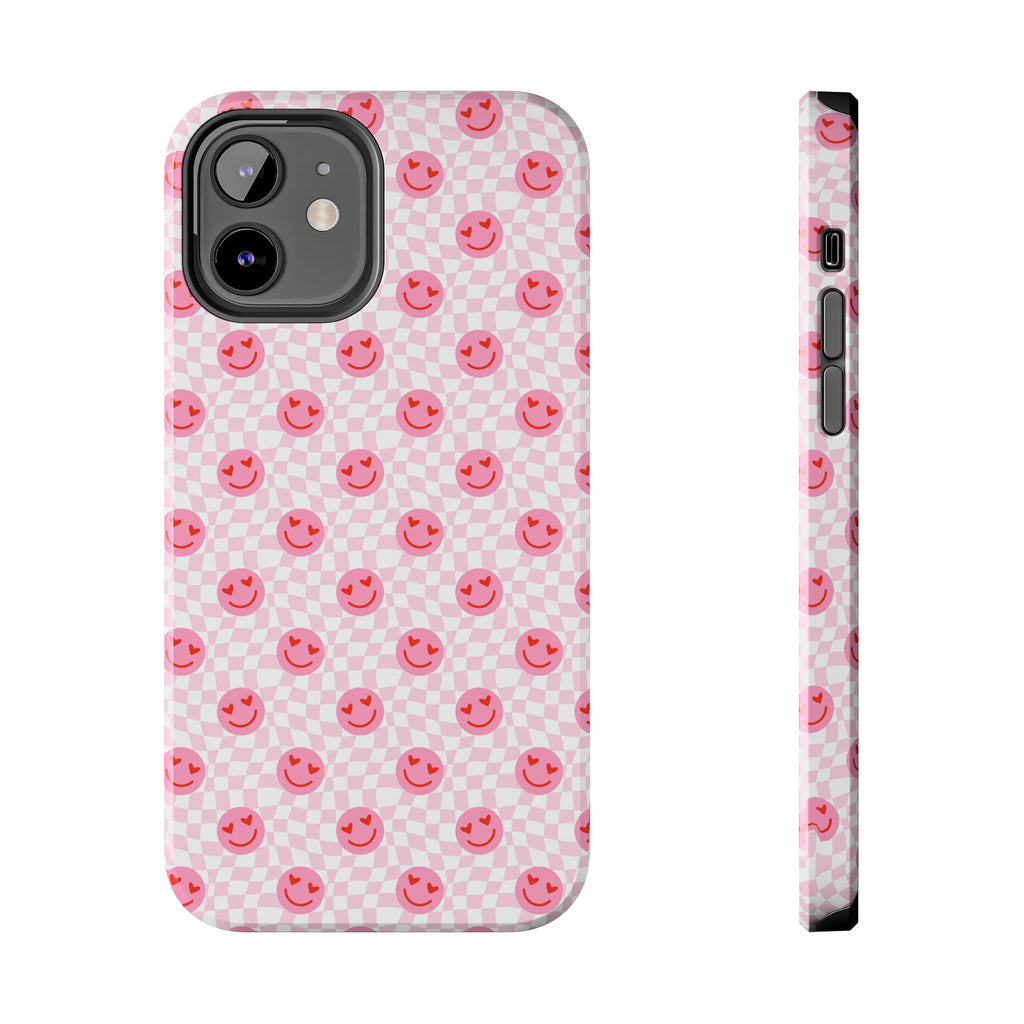 Pink Smiley Phone Case