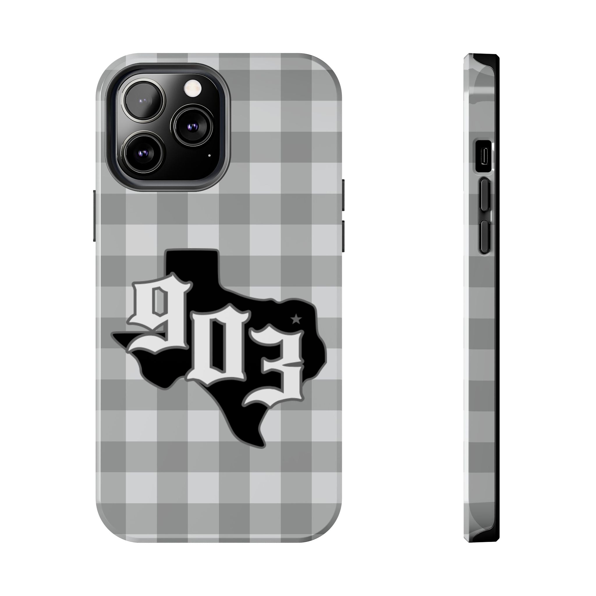 903- Gray Checkered
