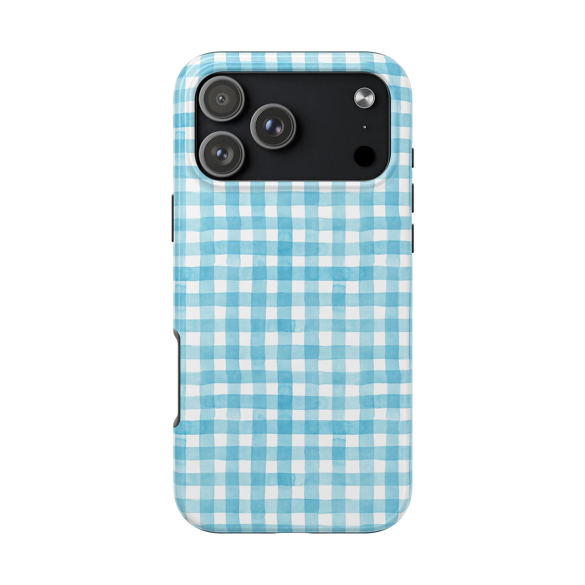 Watercolor Gingham - Light Blue