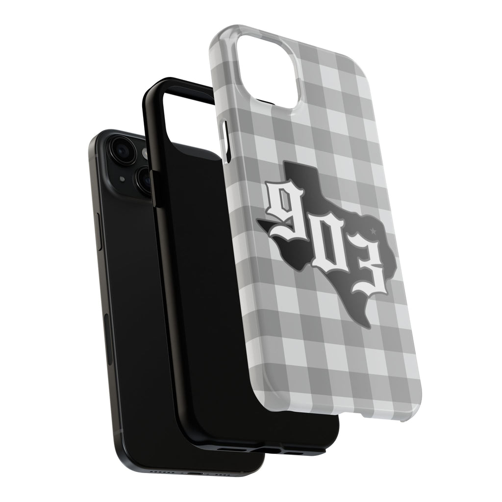 903- Gray Checkered