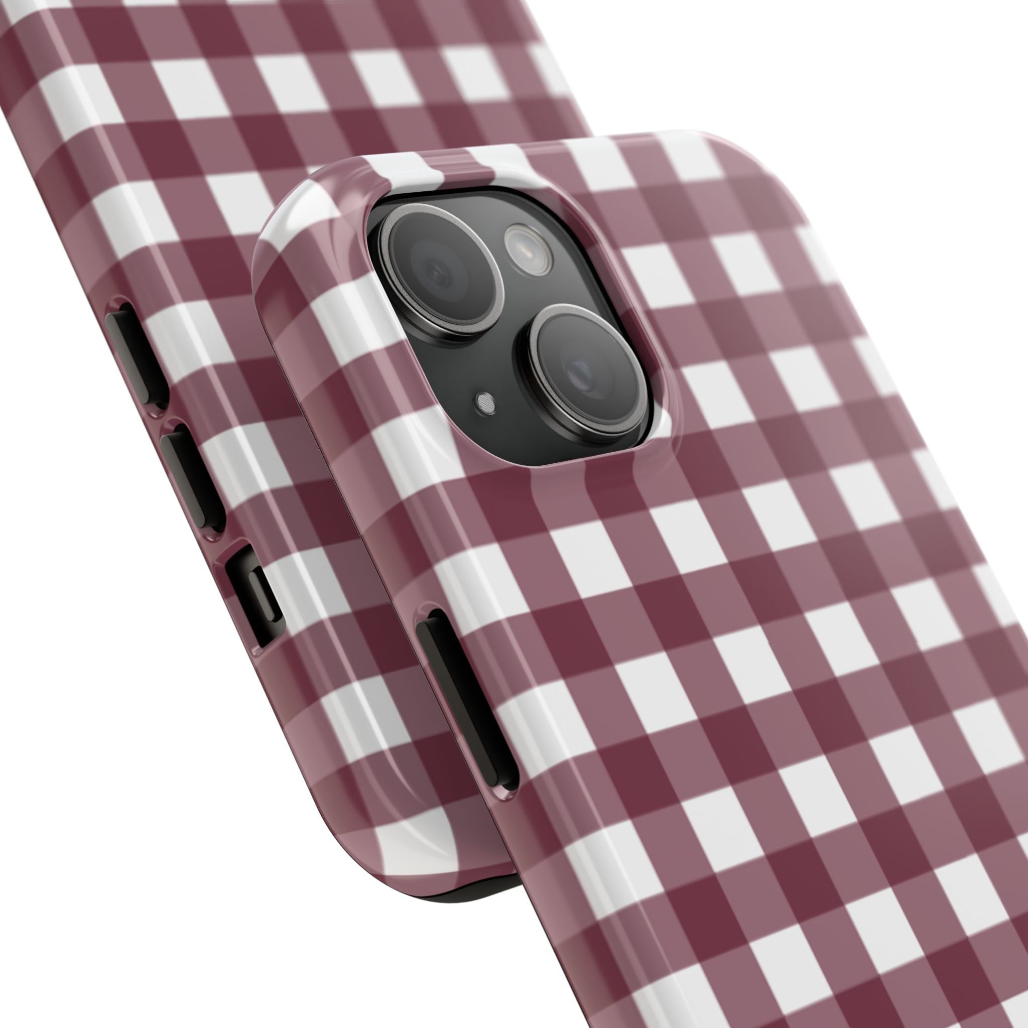 Gingham - Maroon