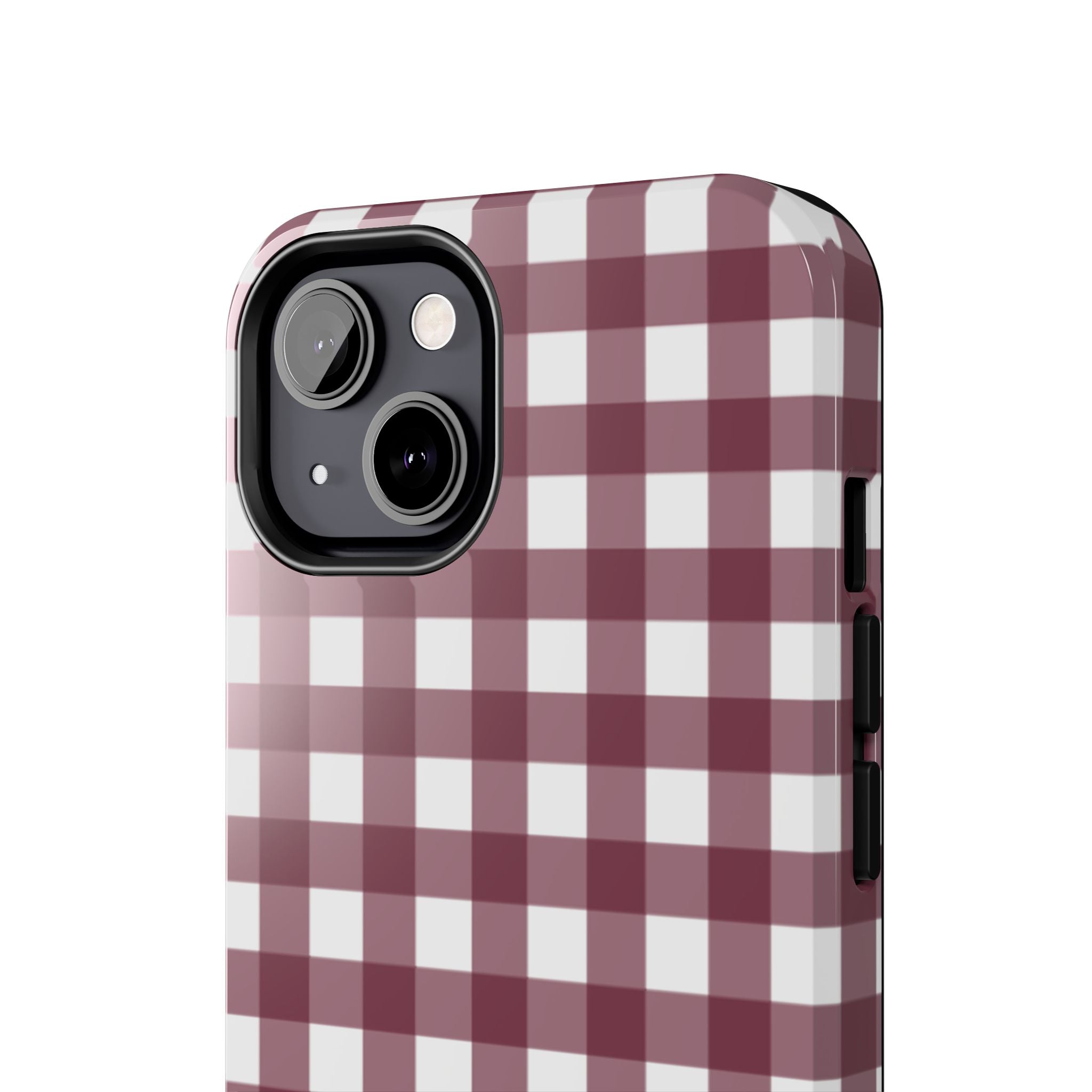 Gingham - Maroon