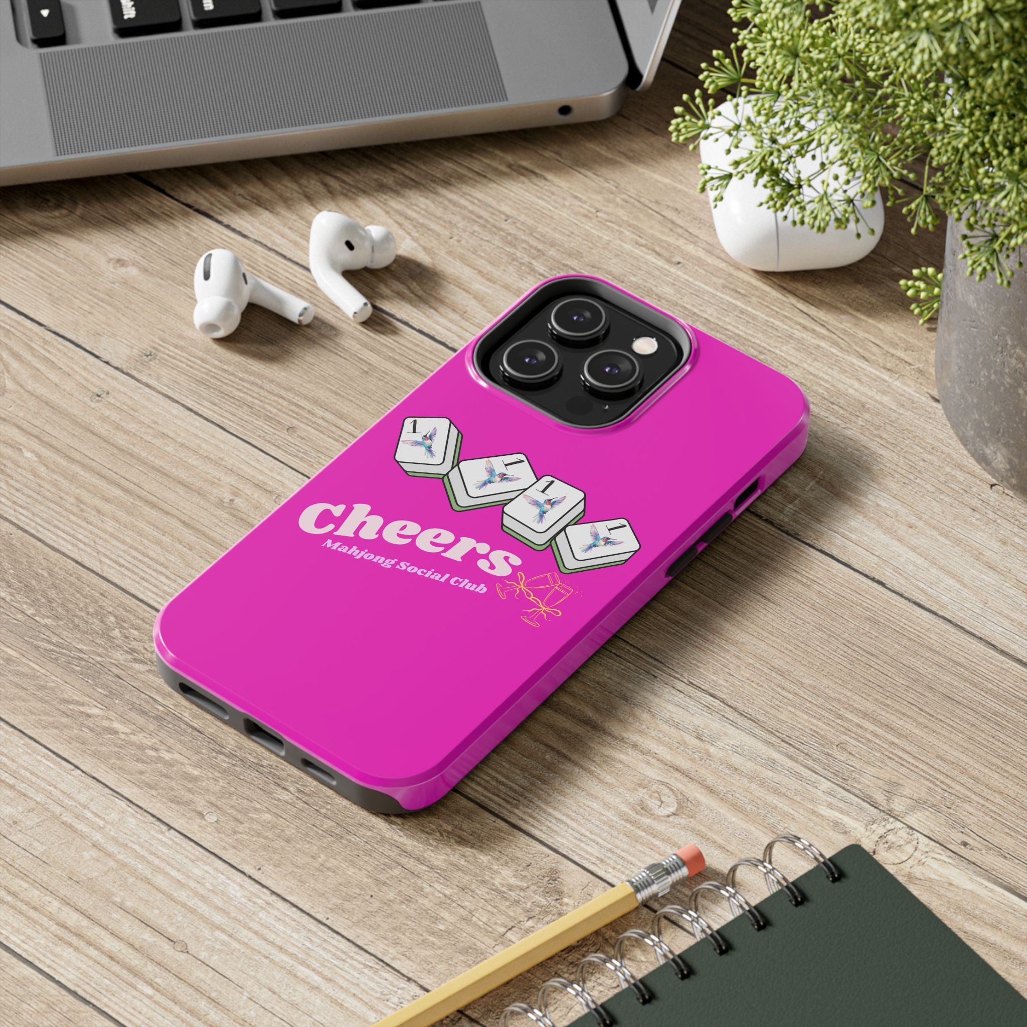 Mahjong Cheers- Pink