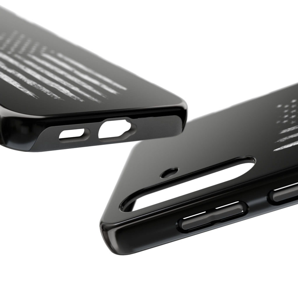 American - Black and White Flag