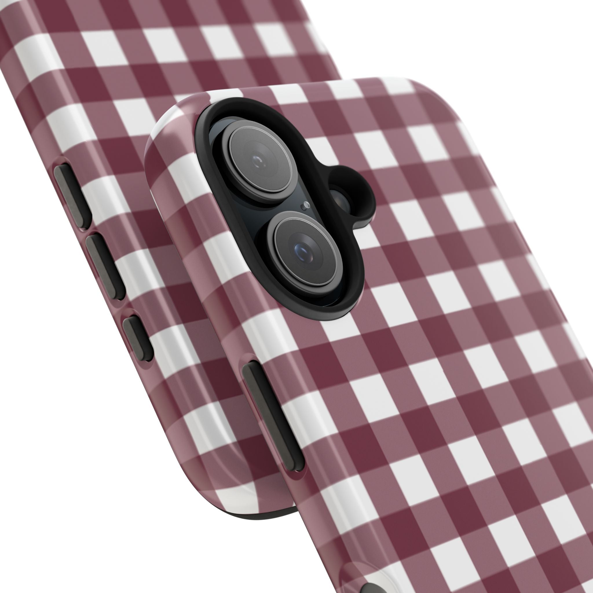 Gingham - Maroon