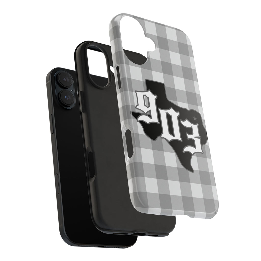 903- Gray Checkered