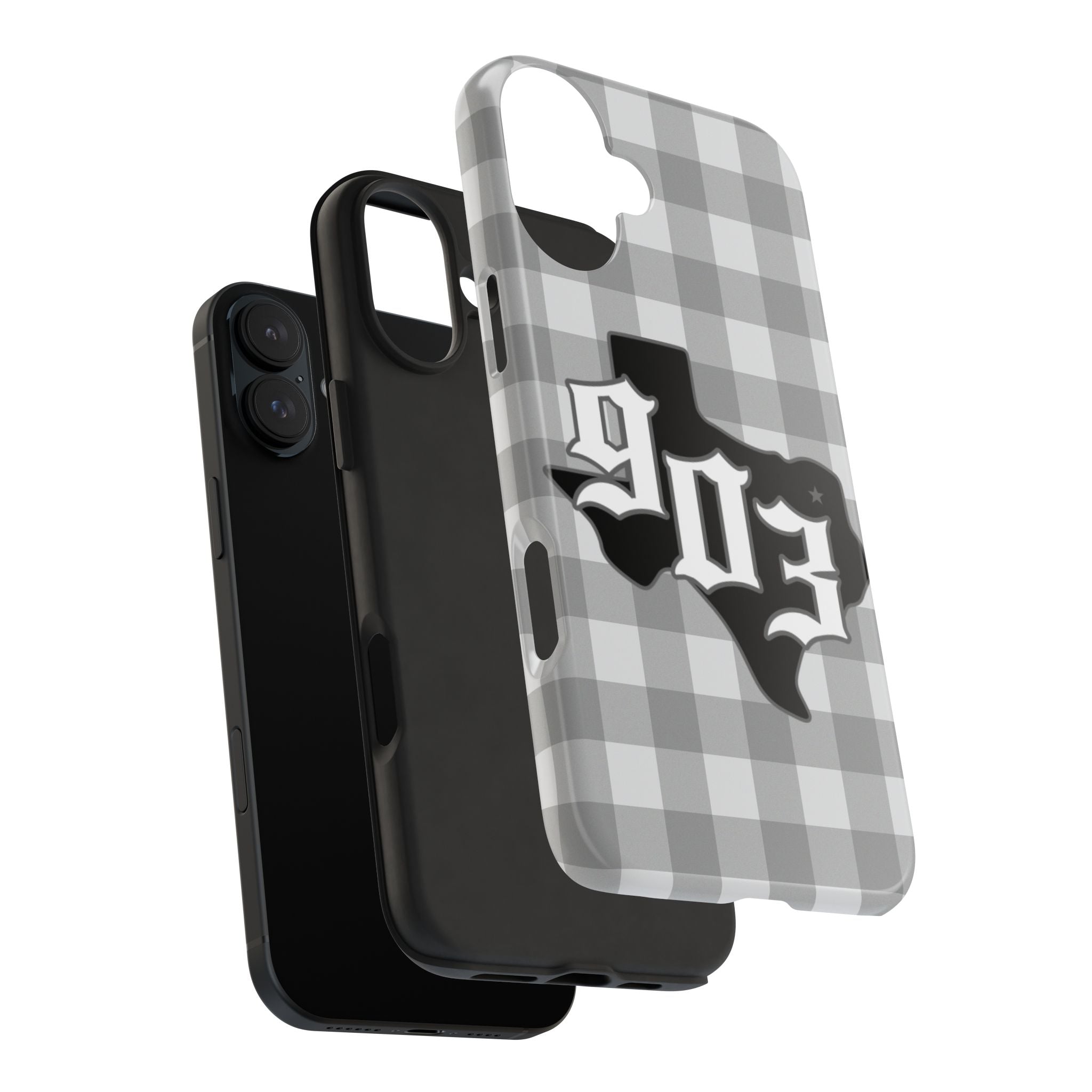 903- Gray Checkered