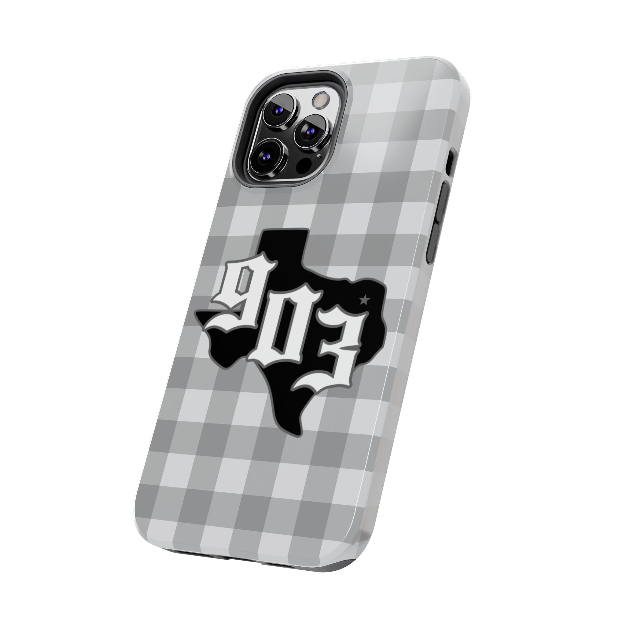 903- Gray Checkered