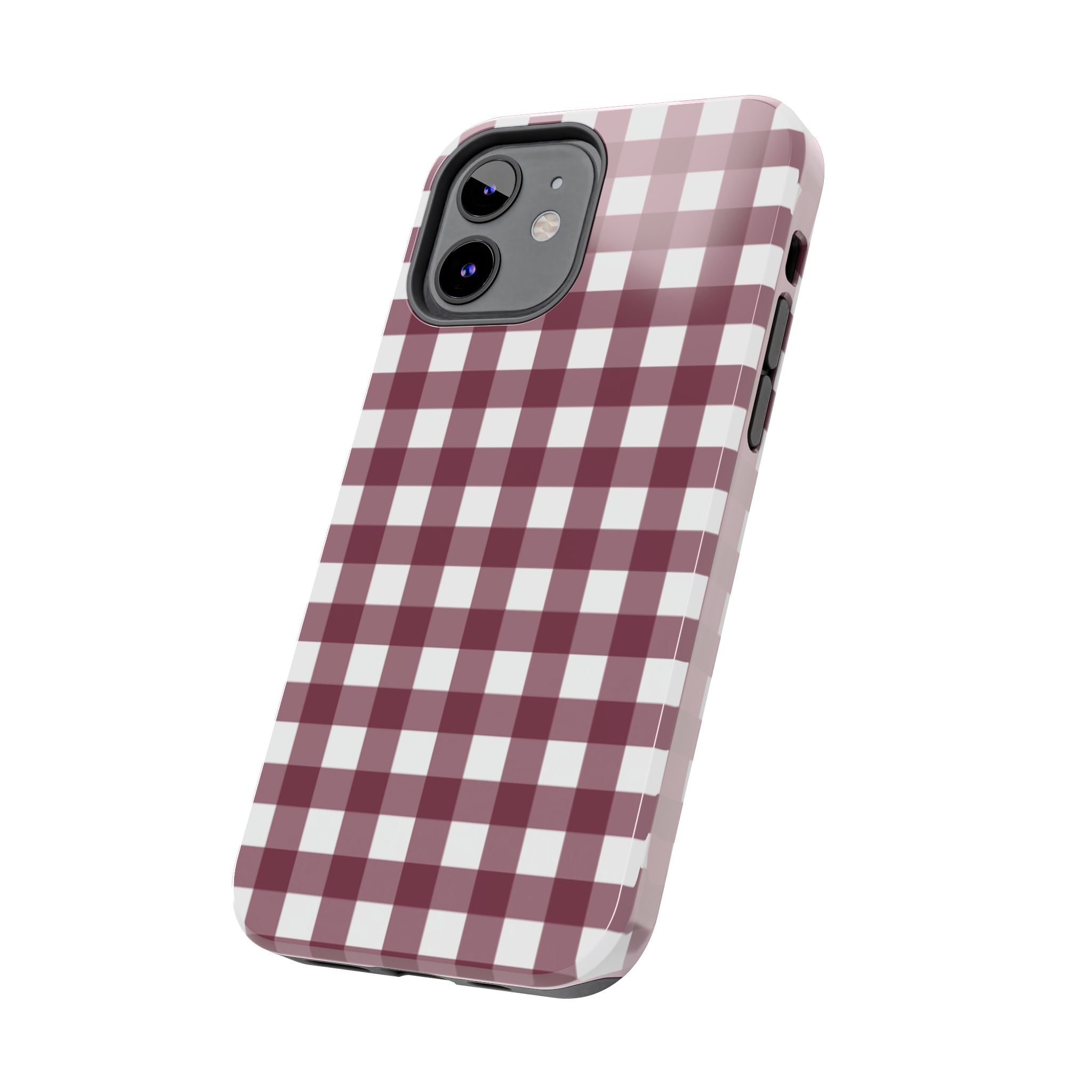 Gingham - Maroon