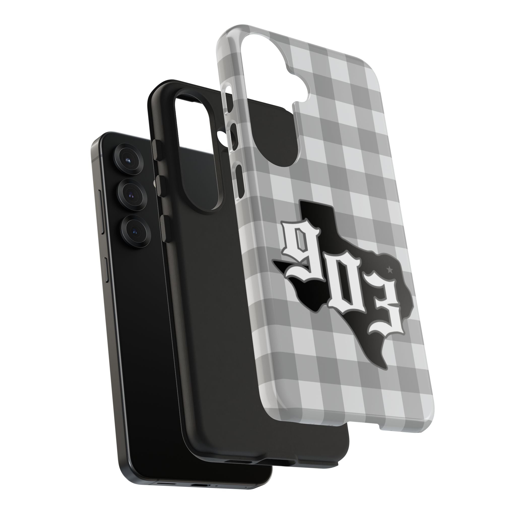 903- Gray Checkered