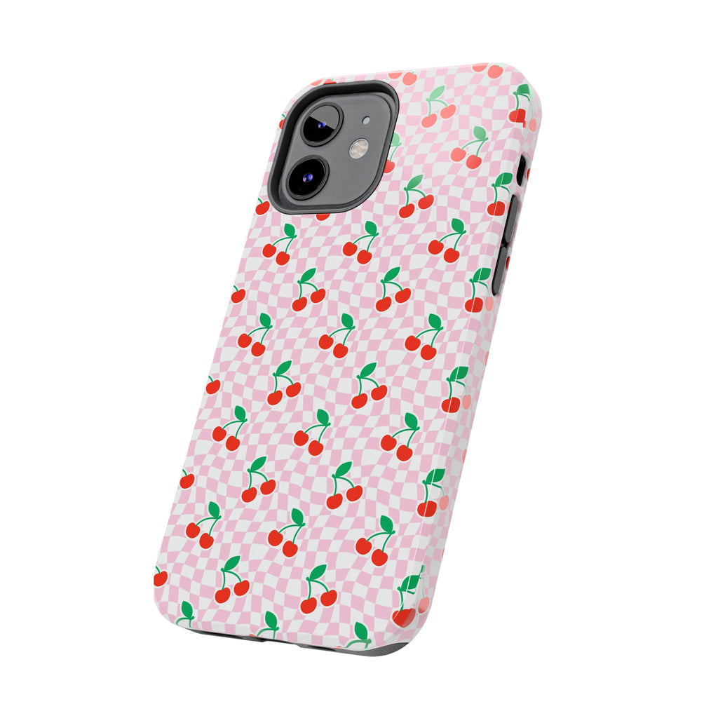 Pink Checkered Cherries