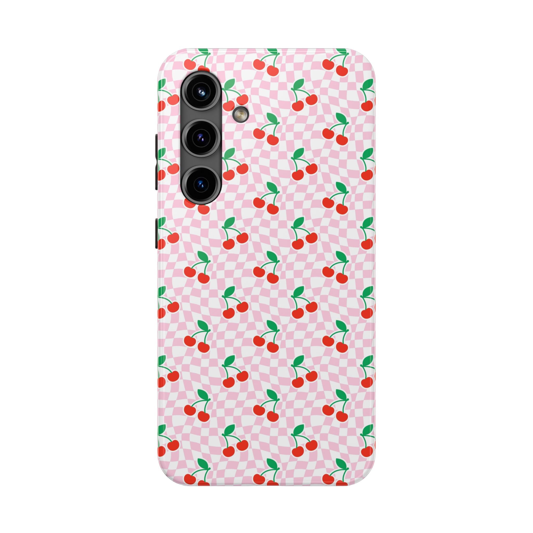 Pink Checkered Cherries