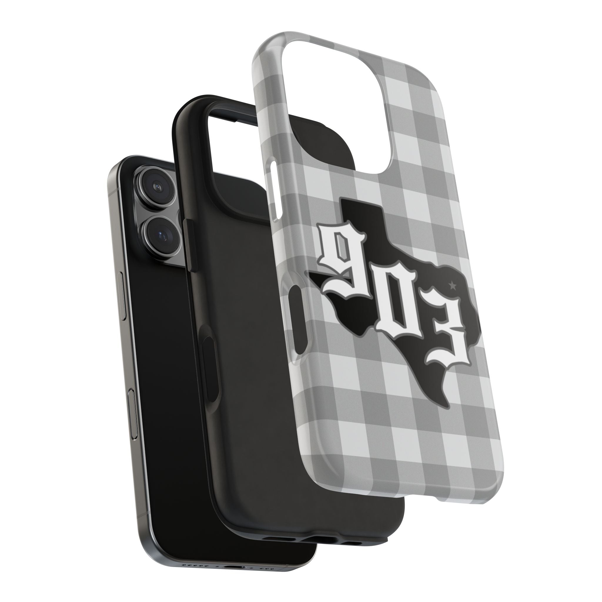 903- Gray Checkered