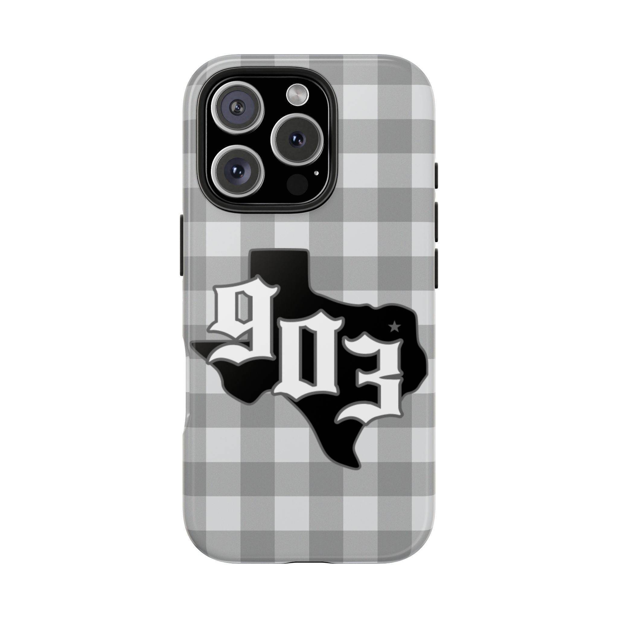 903- Gray Checkered