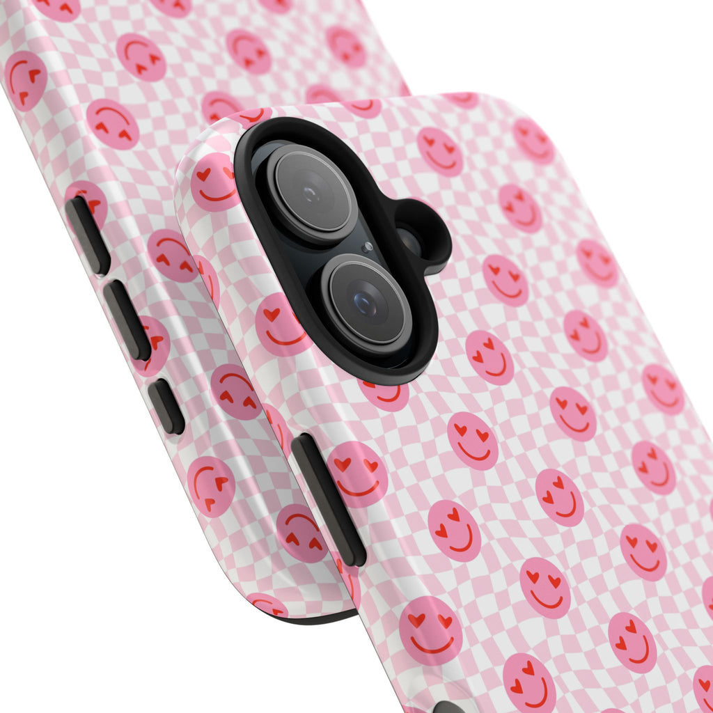 Pink Smiley Phone Case