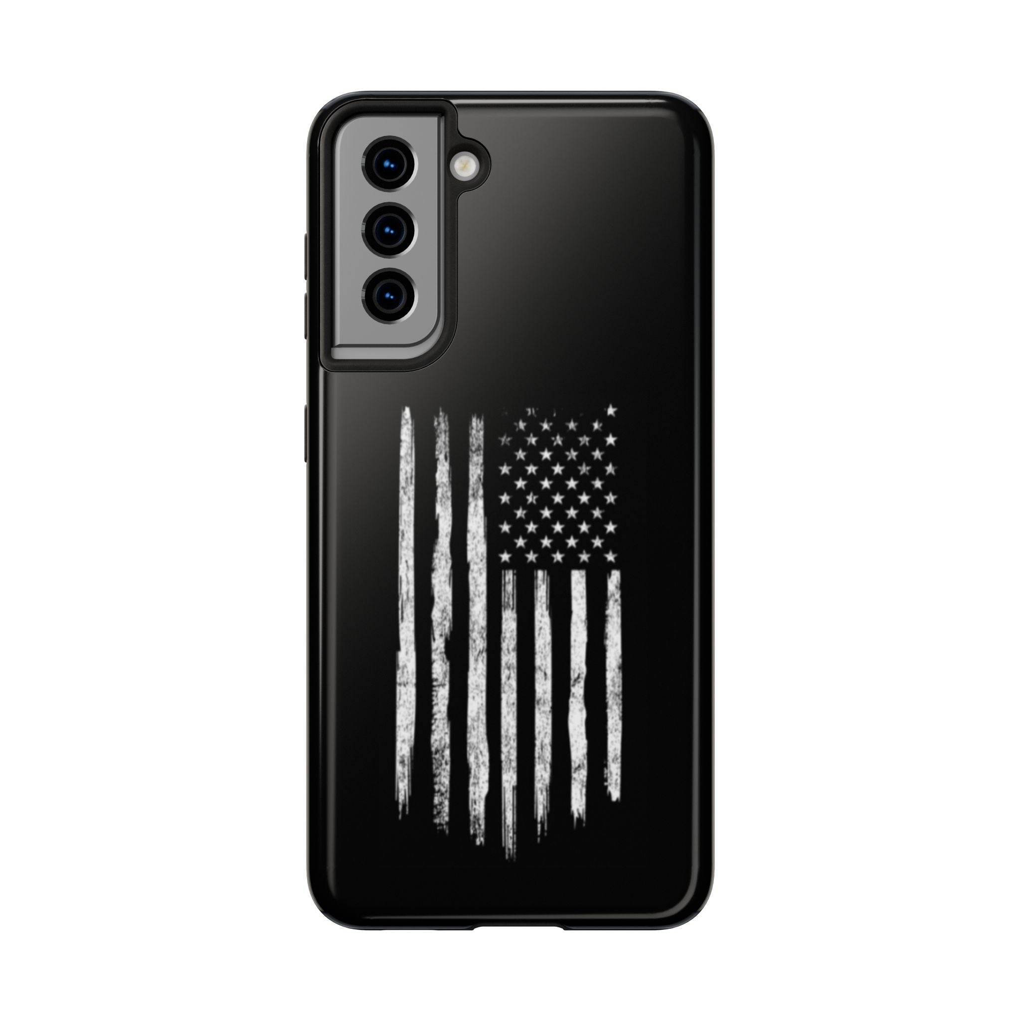 American - Black and White Flag
