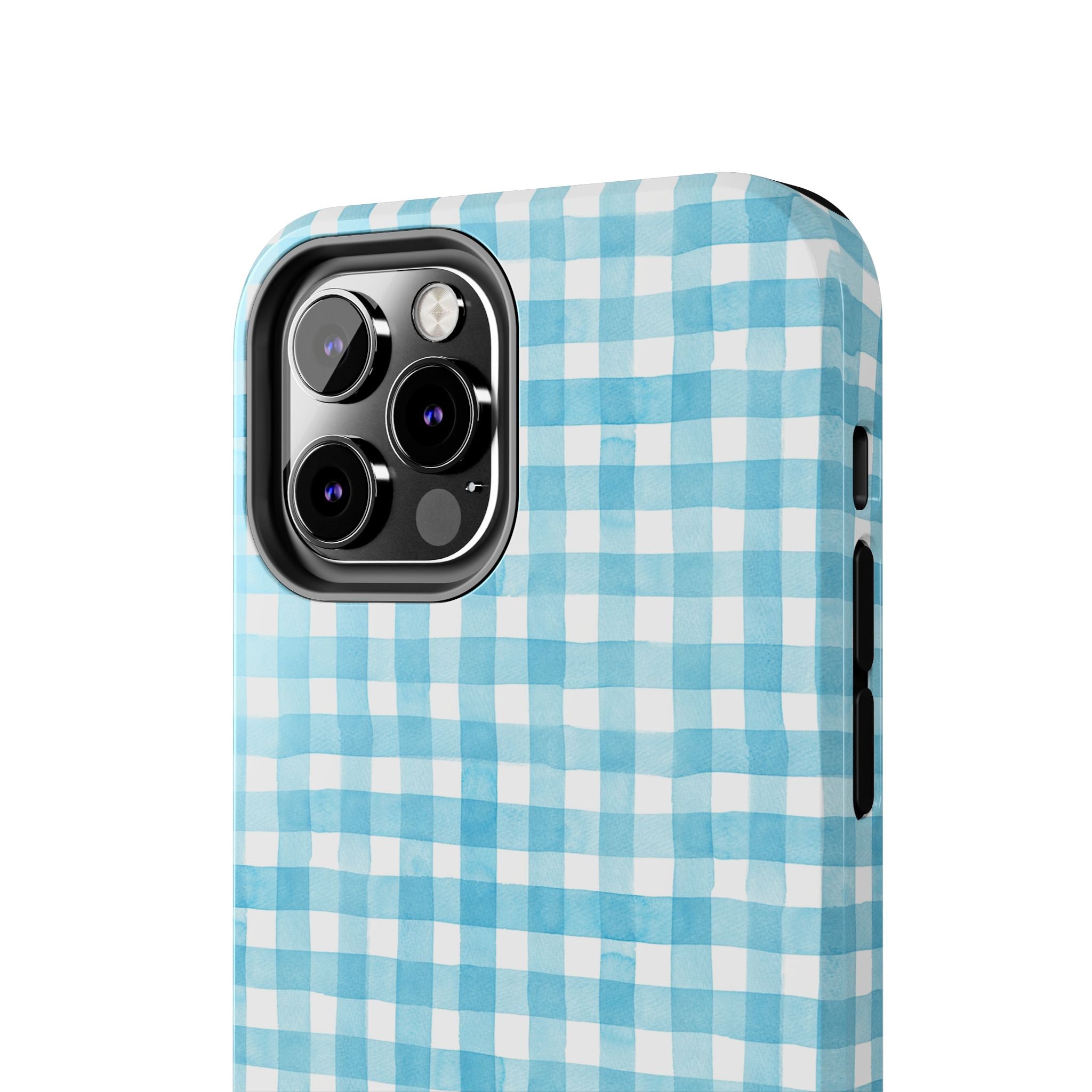 Watercolor Gingham - Light Blue