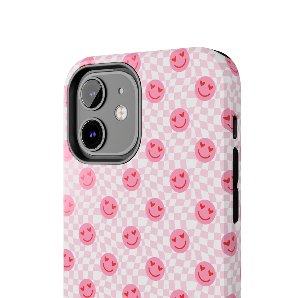 Pink Smiley Phone Case
