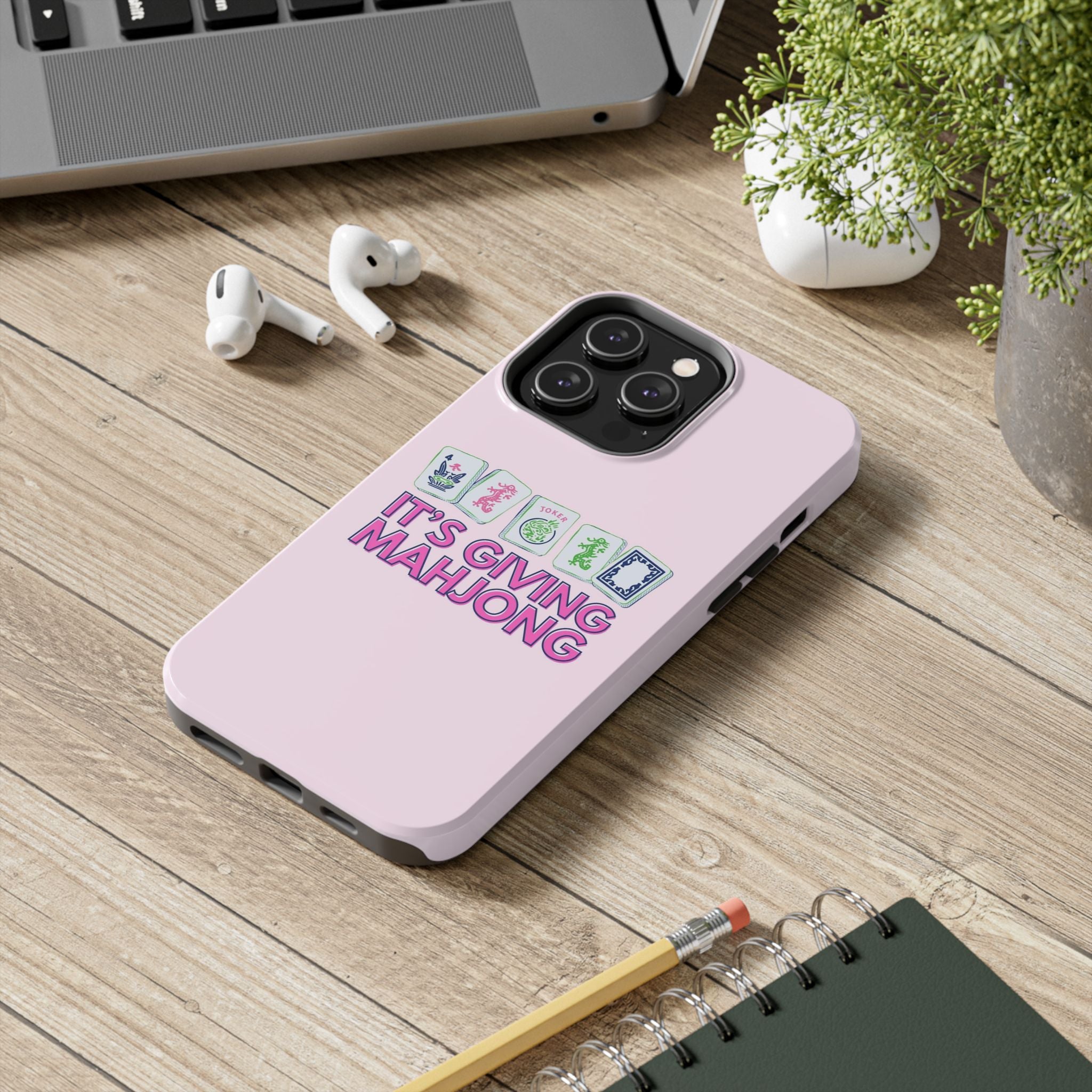 Mahjong- Pink