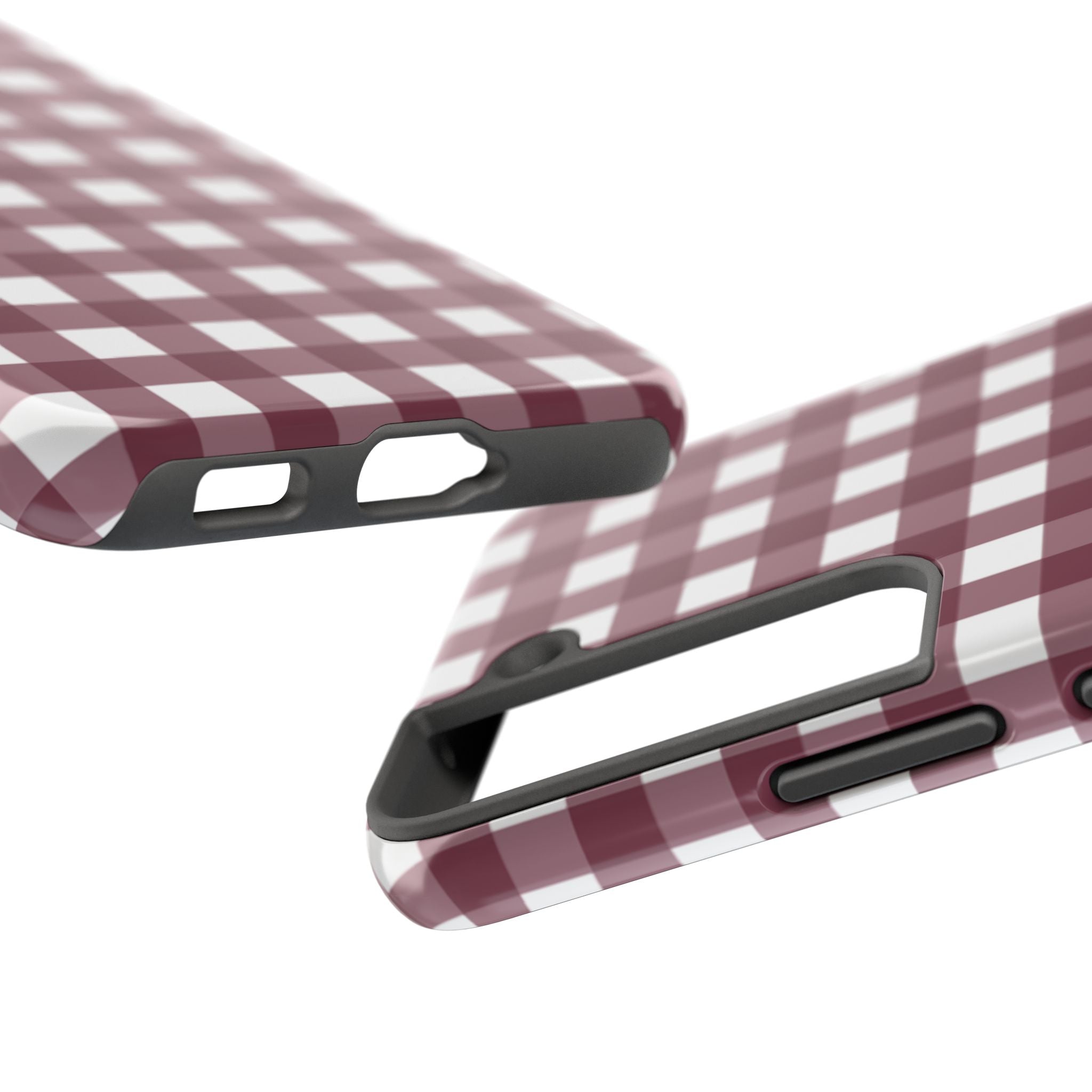 Gingham - Maroon