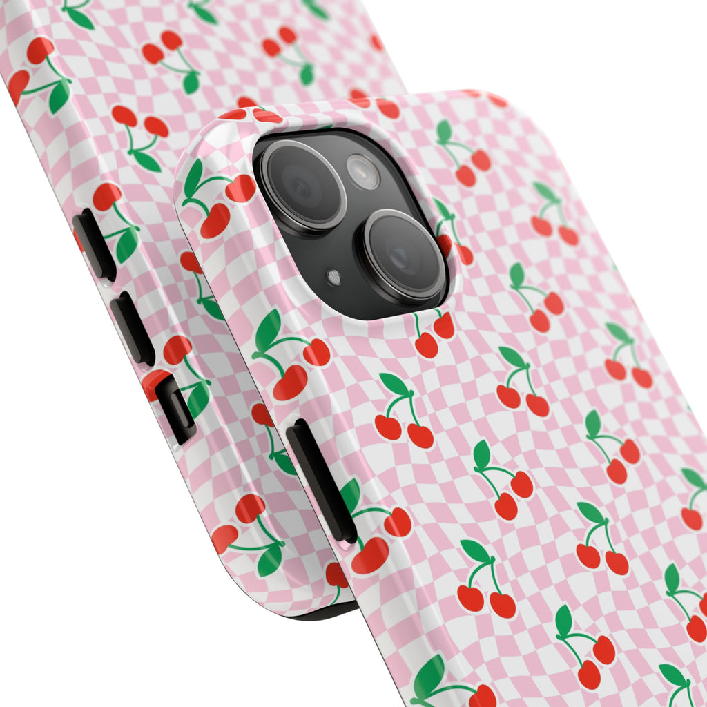 Pink Checkered Cherries