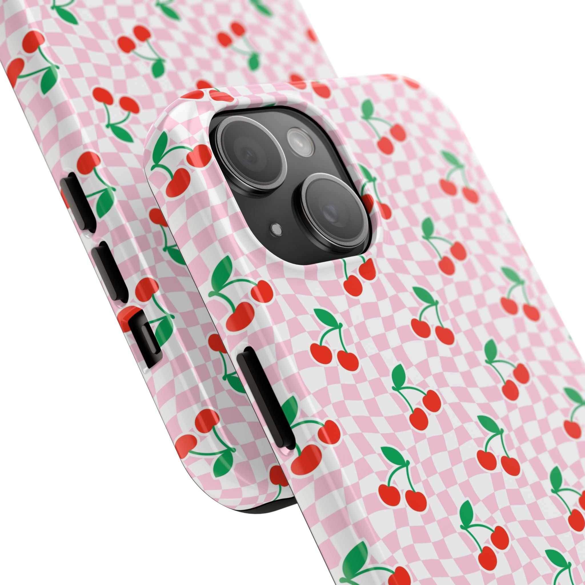 Pink Checkered Cherries