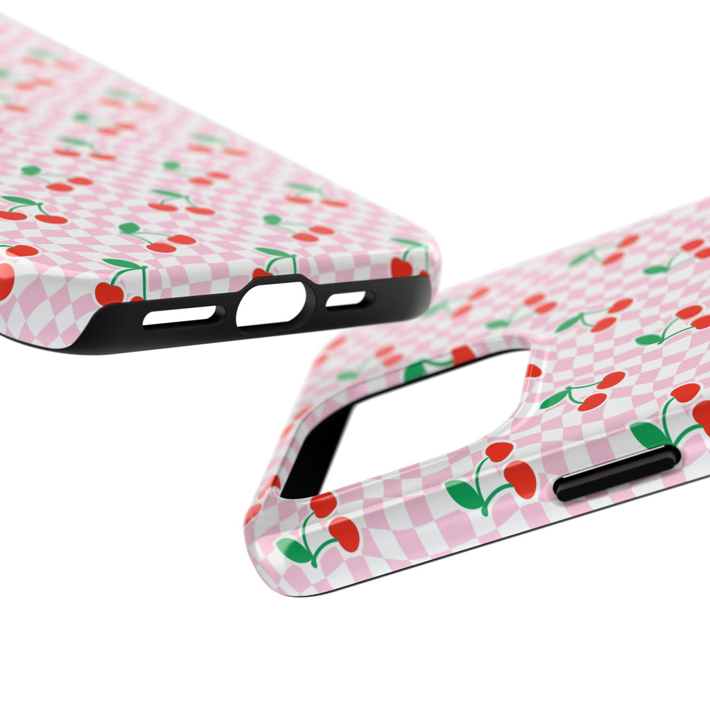 Pink Checkered Cherries