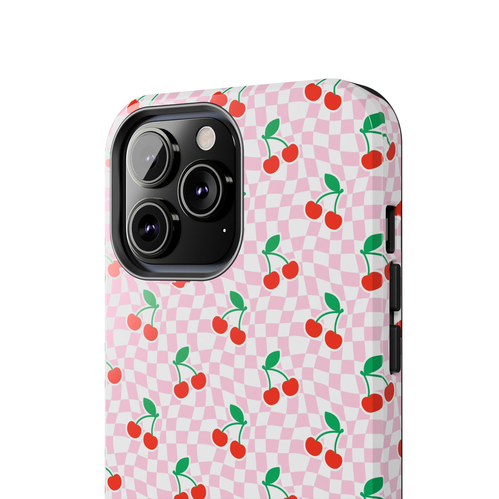 Pink Checkered Cherries