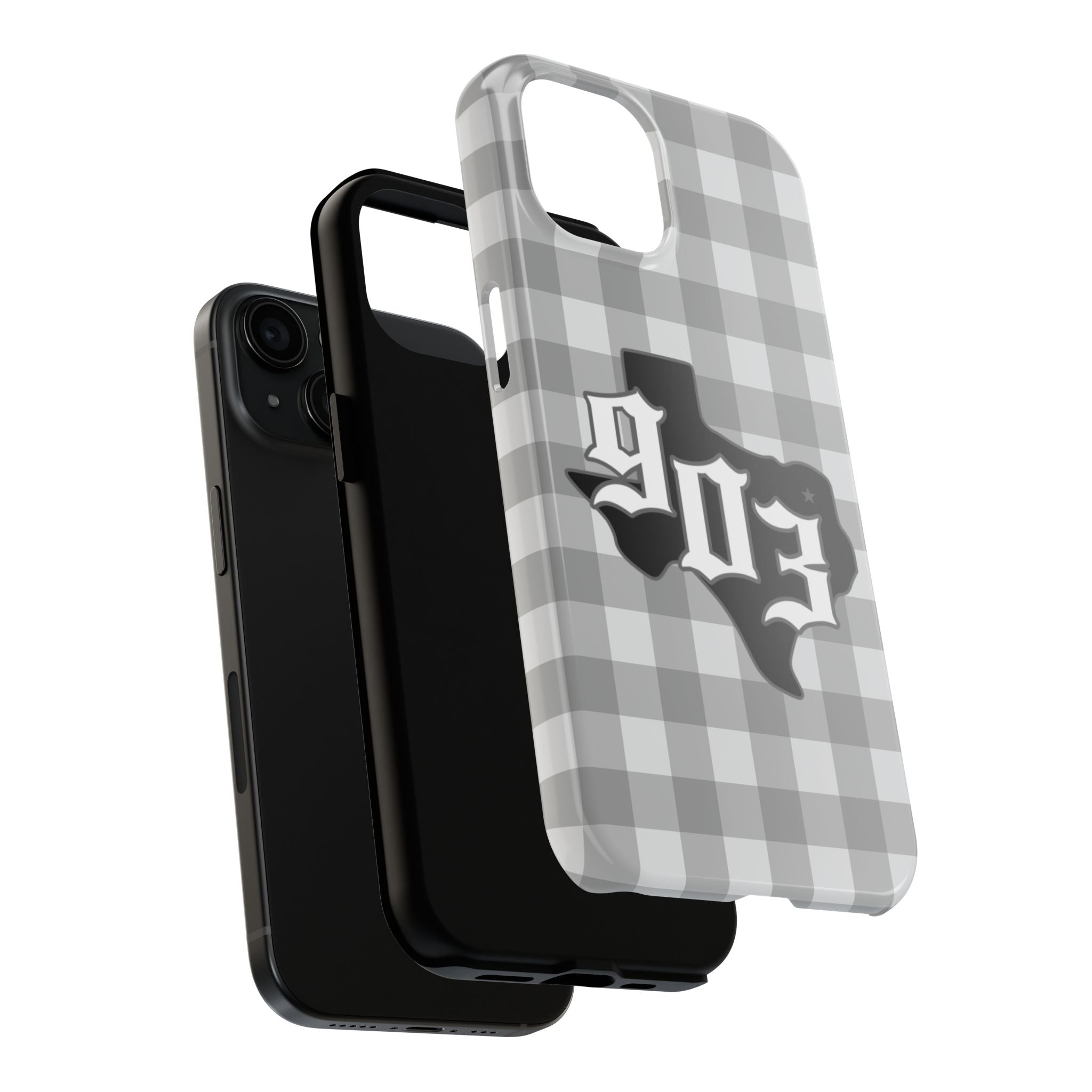 903- Gray Checkered
