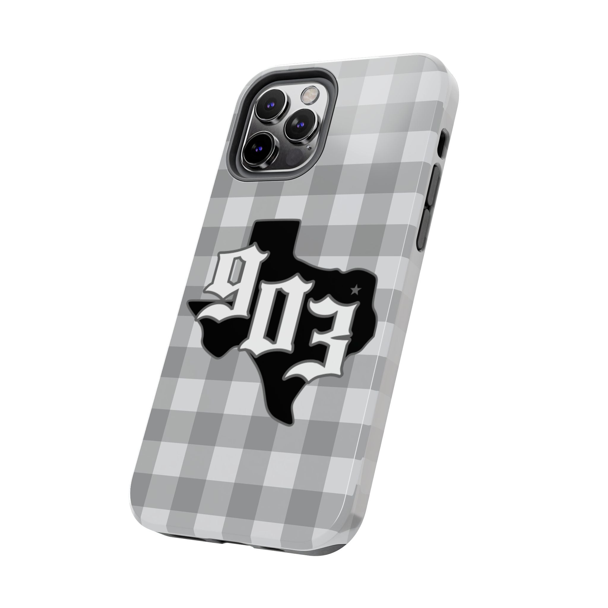 903- Gray Checkered