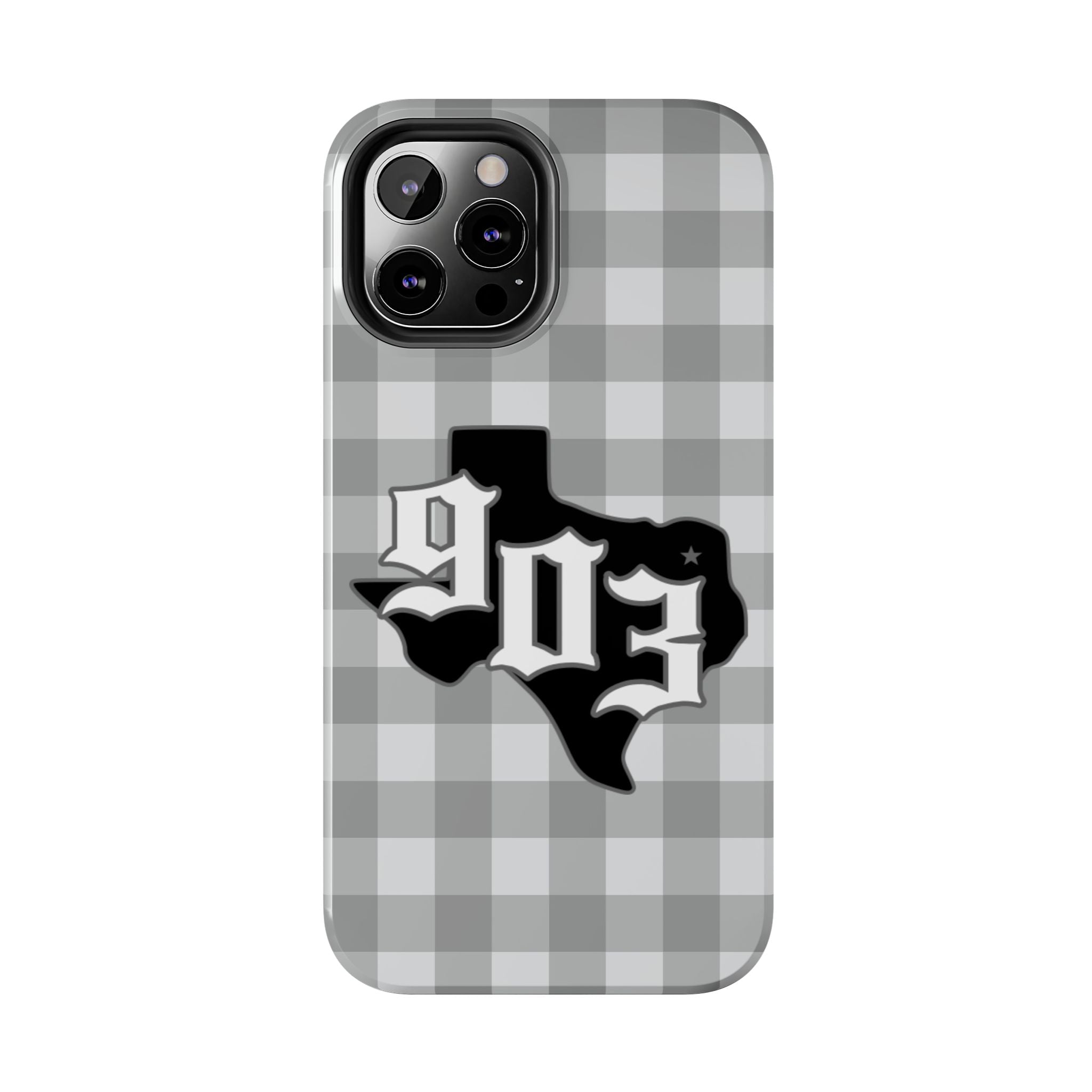 903- Gray Checkered