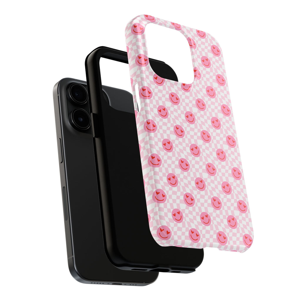 Pink Smiley Phone Case