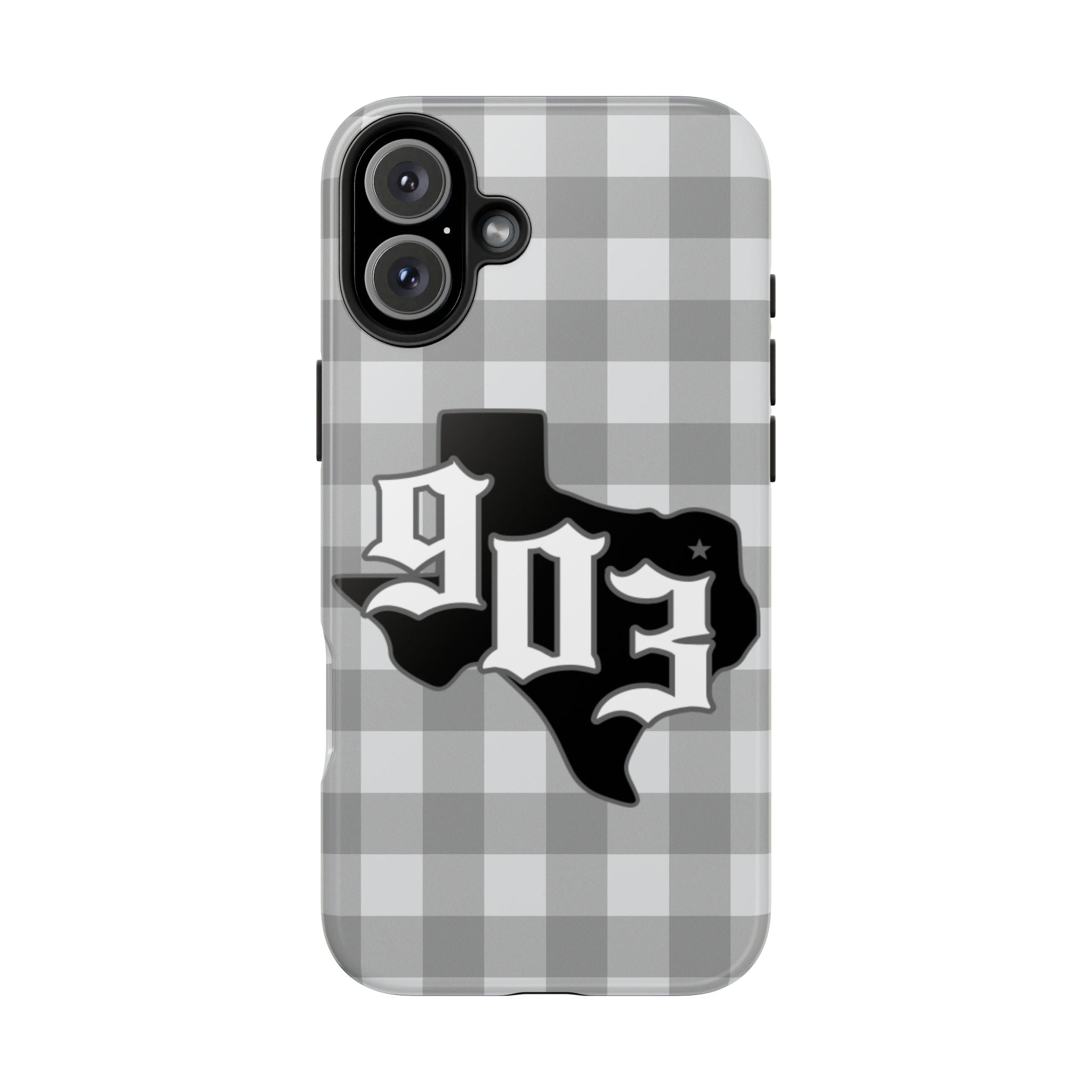 903- Gray Checkered