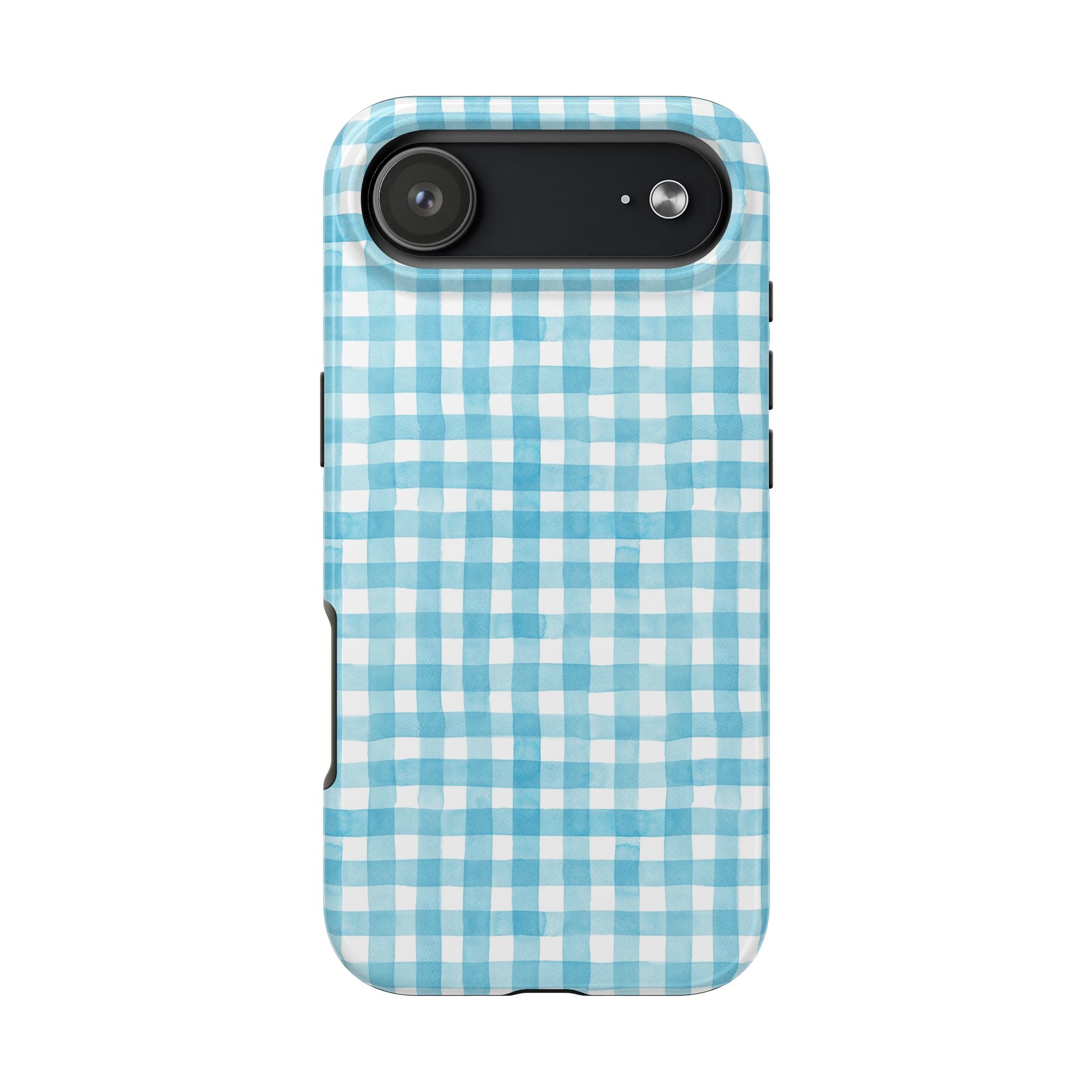 Watercolor Gingham - Light Blue