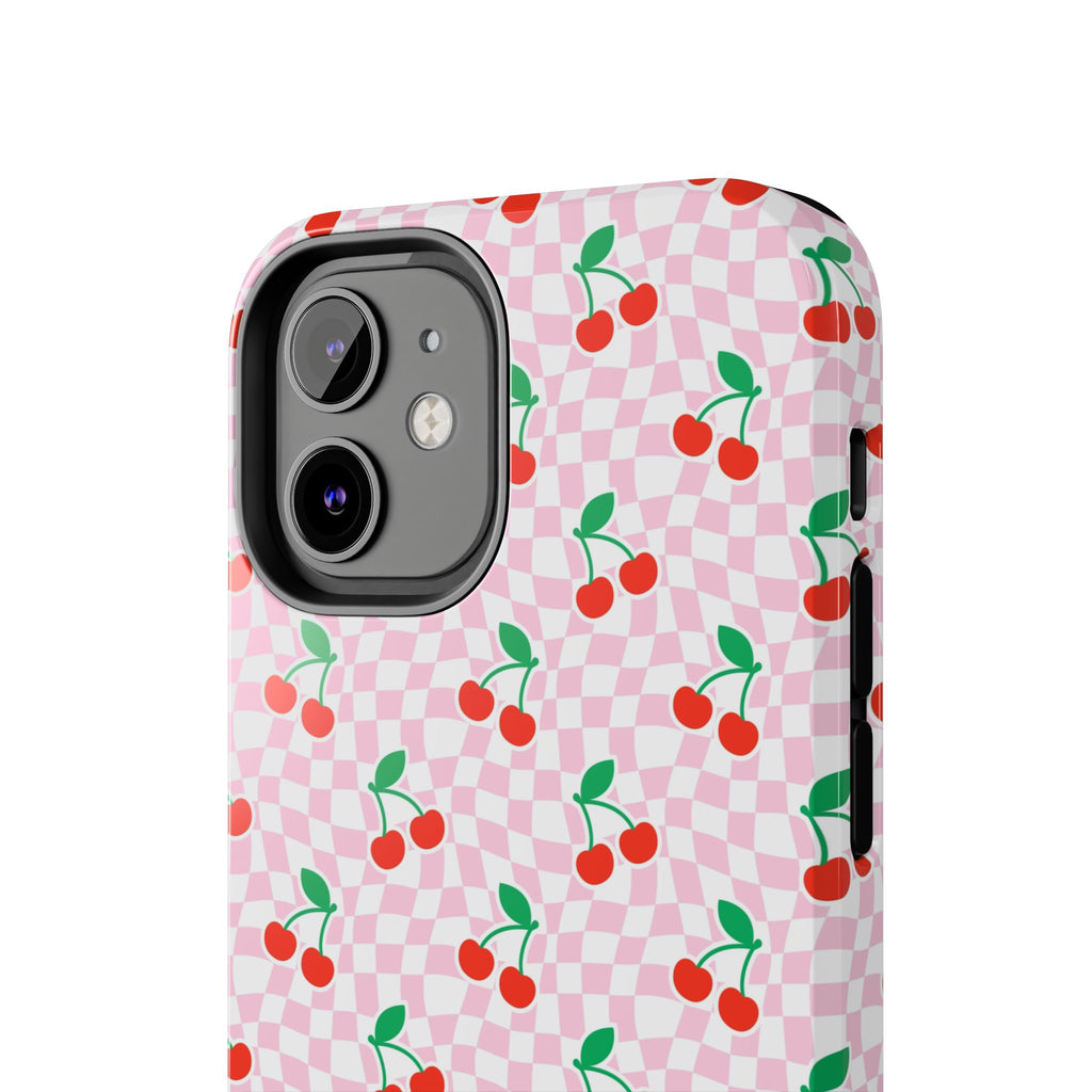 Pink Checkered Cherries