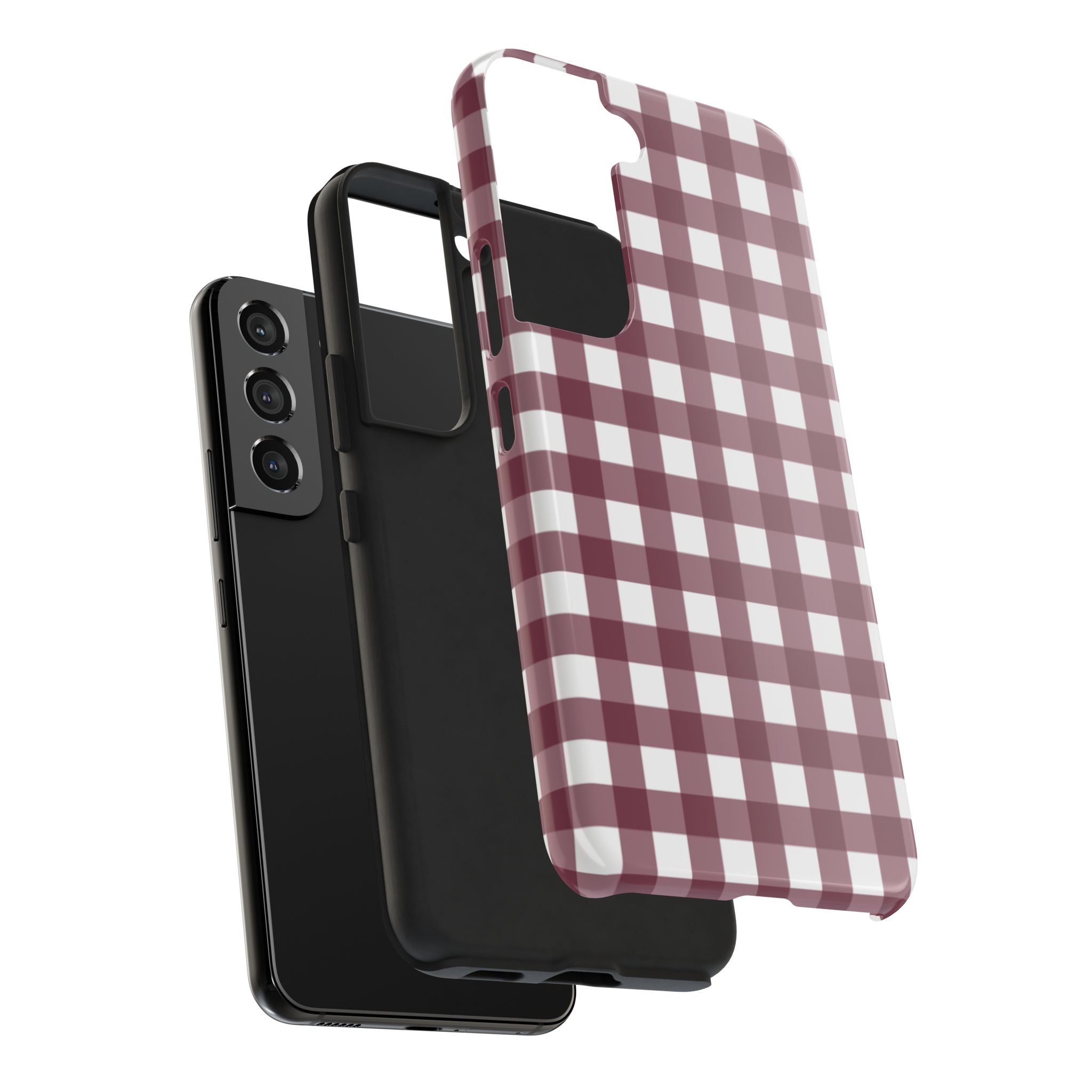 Gingham - Maroon