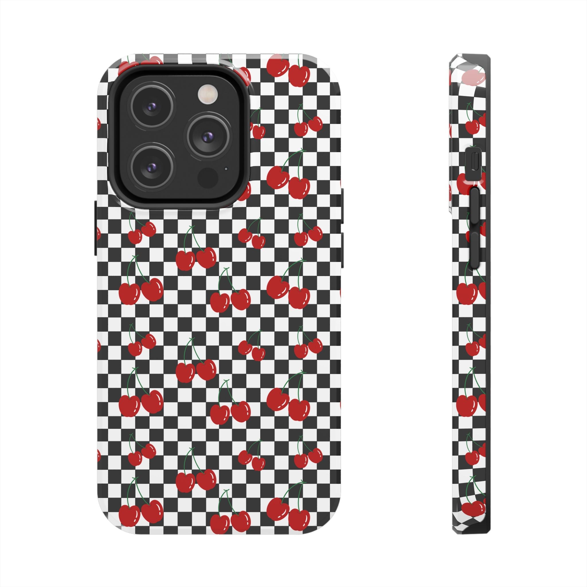 Black and White Checkered Cherries