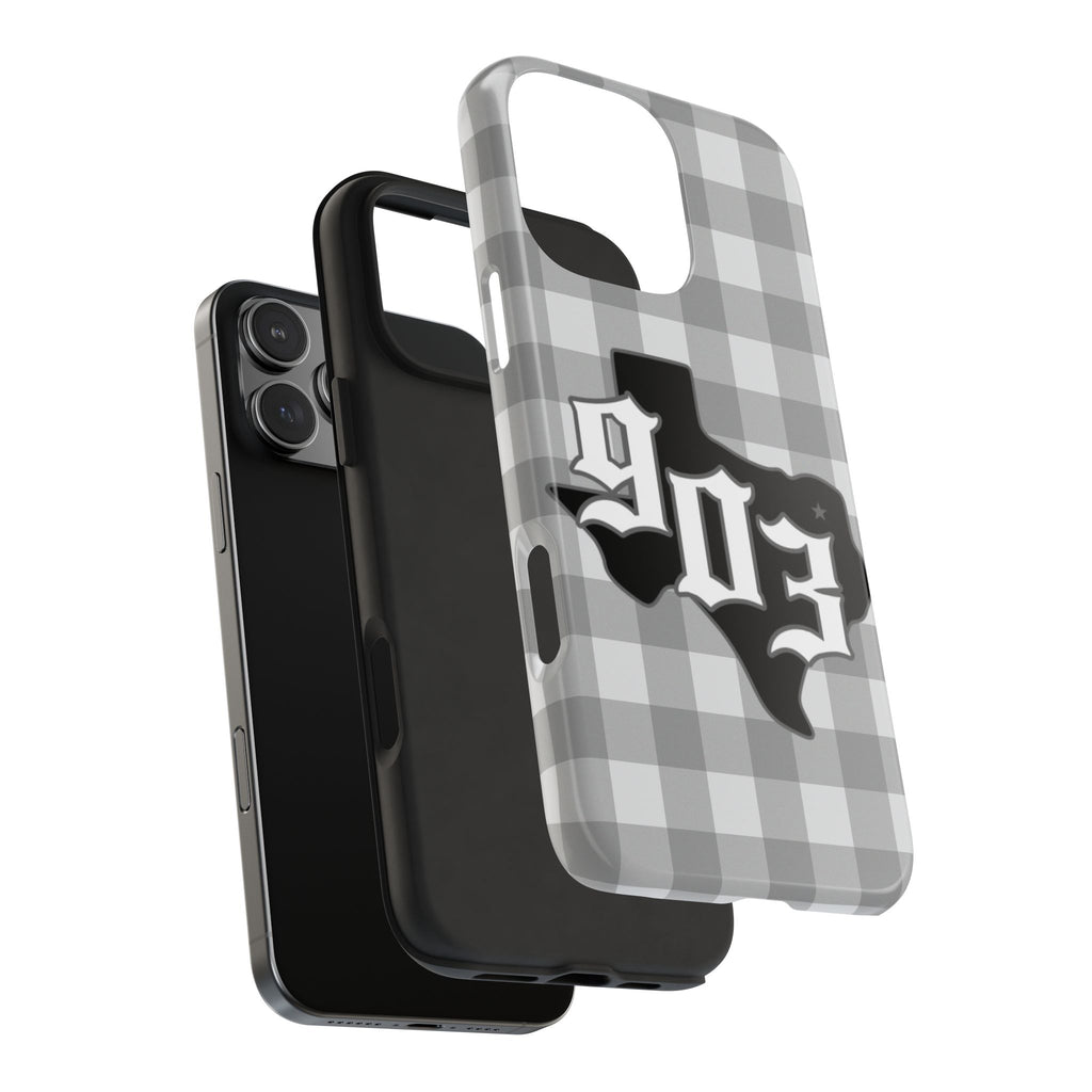 903- Gray Checkered