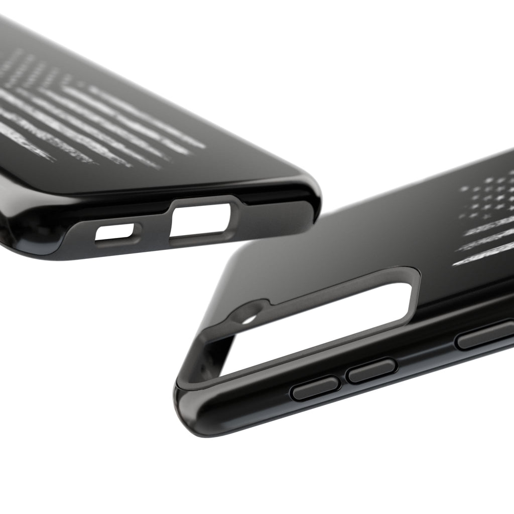 American - Black and White Flag