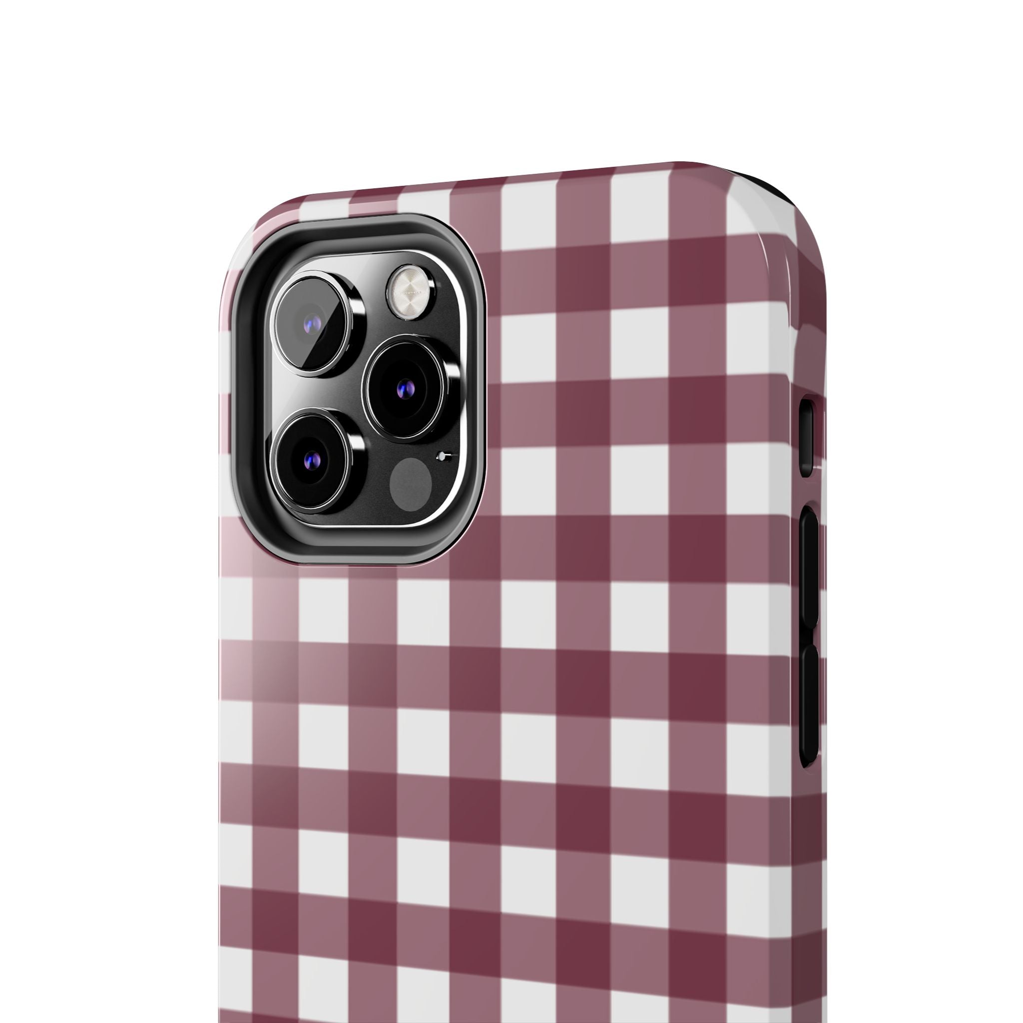Gingham - Maroon
