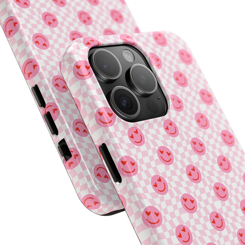 Pink Smiley Phone Case