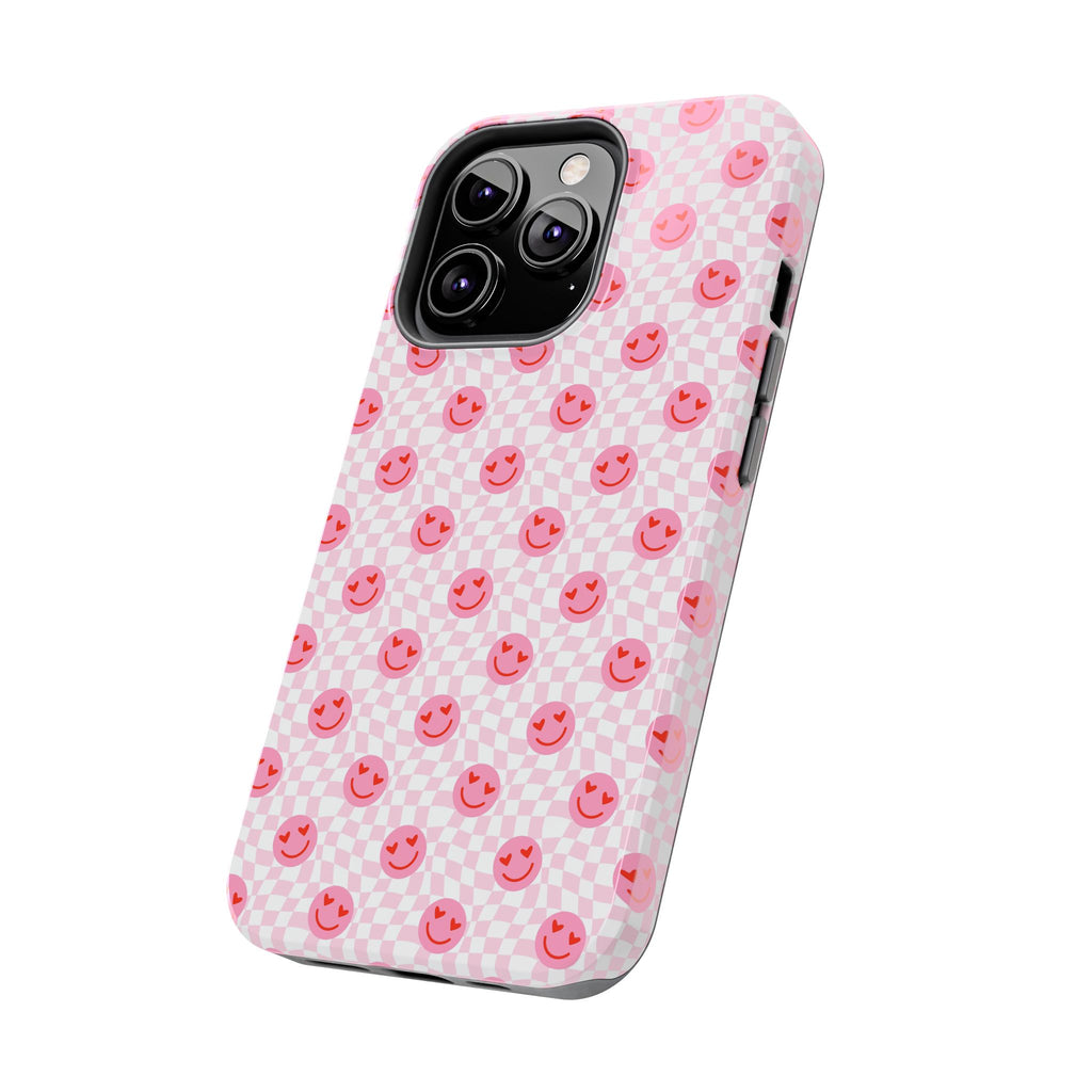 Pink Smiley Phone Case