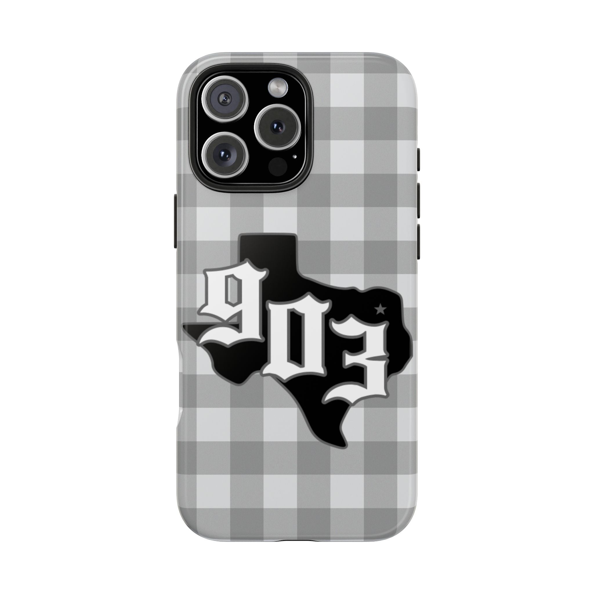 903- Gray Checkered